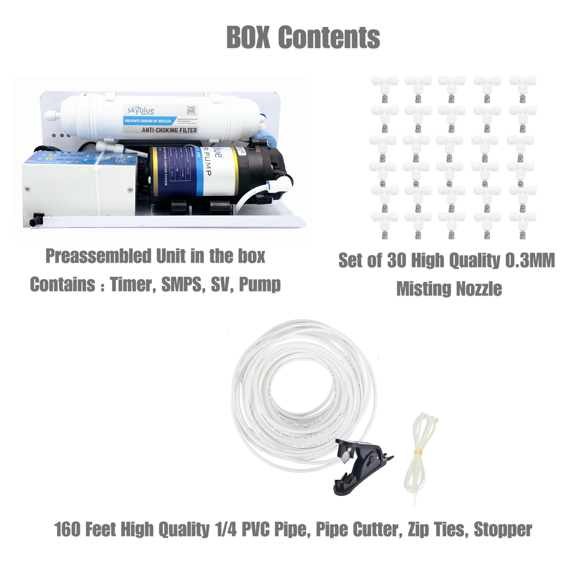 Gen 2 Fogger kit with 30 foggers, timer and Filter