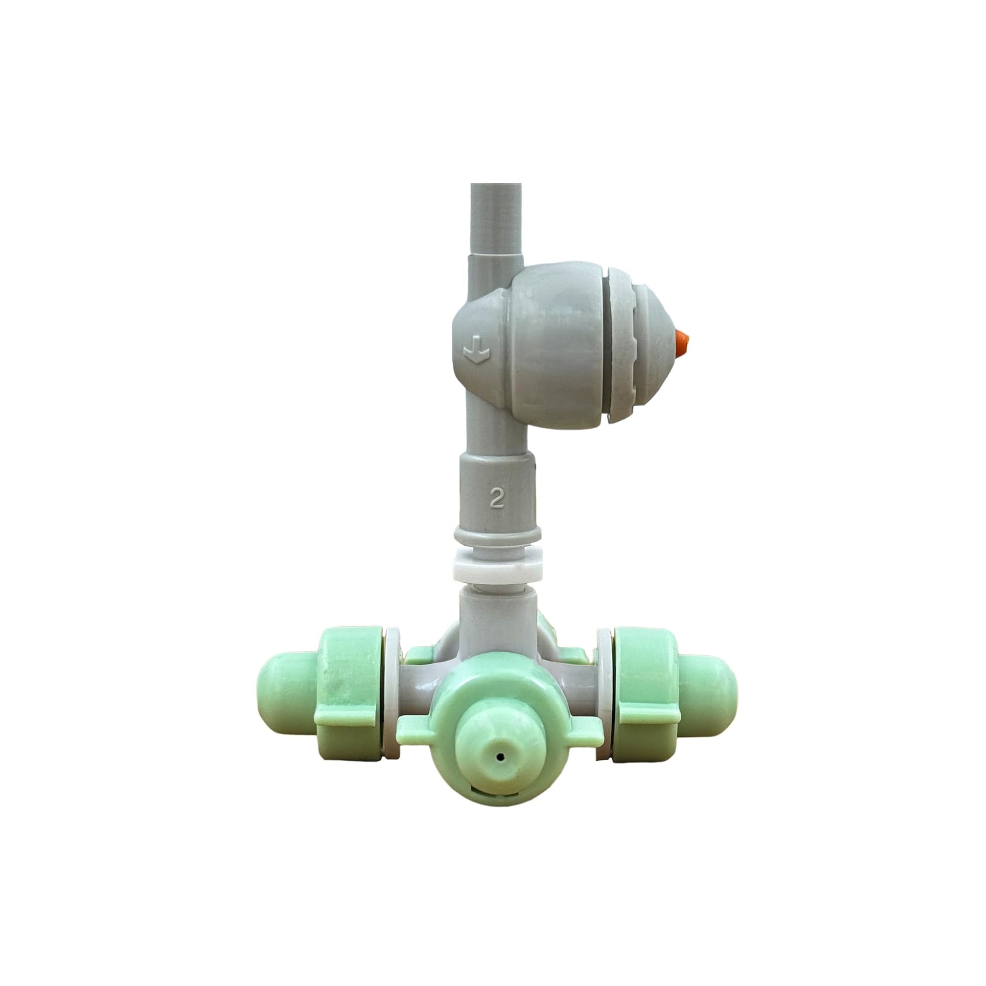 Irrigation Fogger System 4 Way Fogger Assembly Unit with Check Valve for Garden