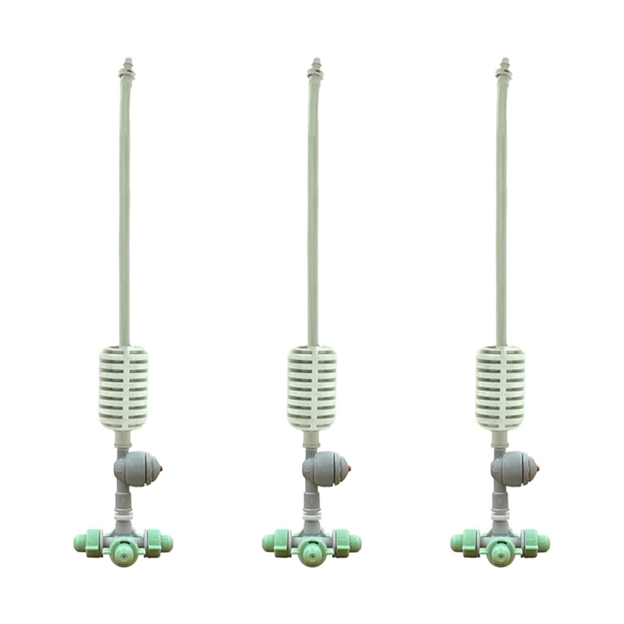 Irrigation Fogger System 4 Way Fogger Assembly Unit with Check Valve for Garden