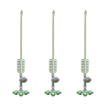 Irrigation Fogger System 4 Way Fogger Assembly Unit with Check Valve for Garden