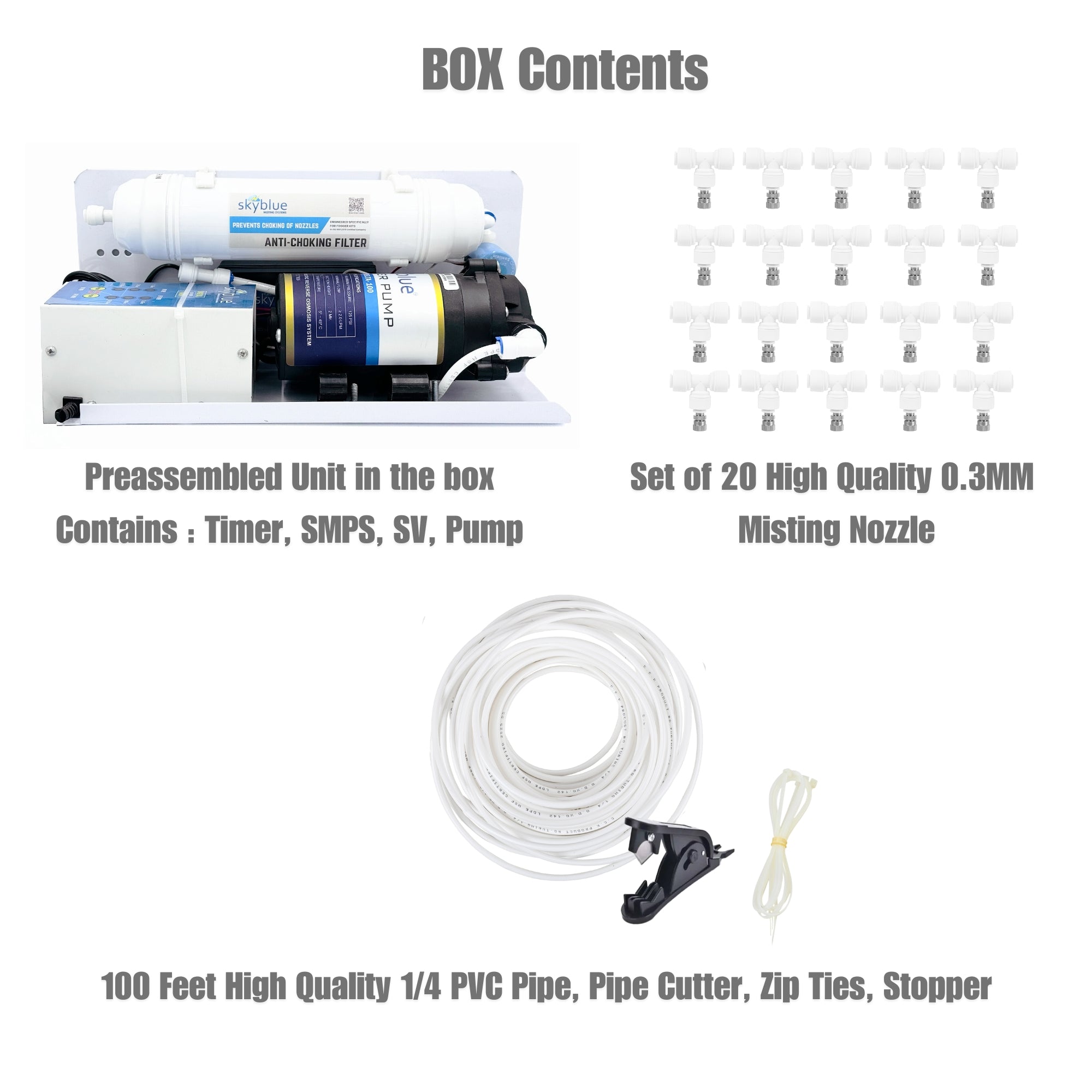 Gen 2 Fogger kit with 20 foggers, timer and Filter