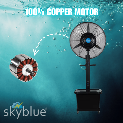skyblue Super Silent 26 inches Mist Fan | 100% Copper Motor