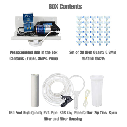 Fogger kit with 30 foggers, timer and Filter